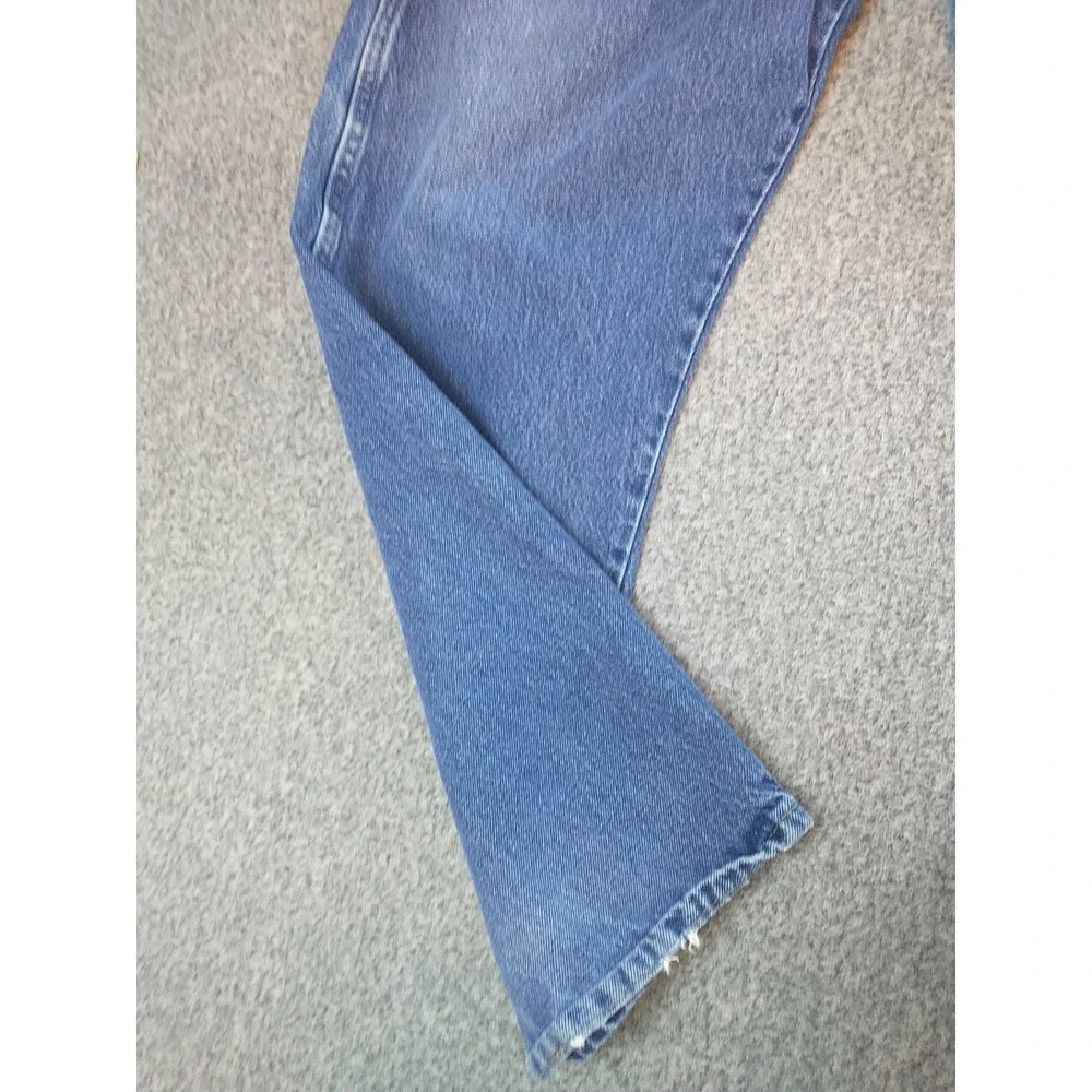 Wrangler Authentics Mens Relaxed Fit Straight Leg Blue Jeans 96501MR 44x29